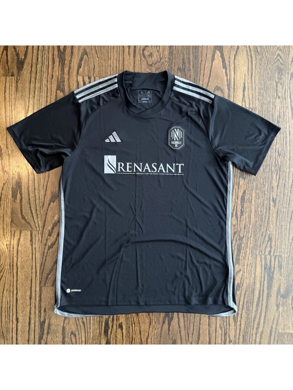 Adidas Nashville SC Johnny Cash Man in Black Authentic Jersey XL MLS 2023-24
